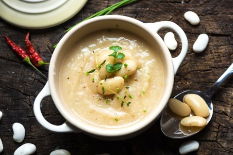 Potage aux haricots blancs
